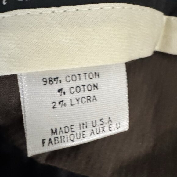 Theory Women’s Flare Corduroy Pants Size 10 Low Rise Flare Cut Trousers Brown - Picture 6 of 7